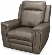 Asher Wallhugger Recliner Chair with Power Tilt Headrest & Lumbar Support in Leather