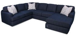American Made Rouse Sofa Loveseat Sectional with Chaise