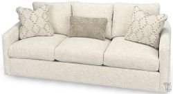 American Made Curvy Arm Sofa in Hillman Fabric