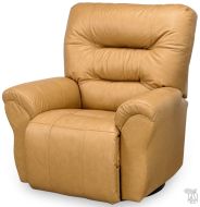 American Made Unity Power Swivel Glider Recliner in Morning Sun Leather