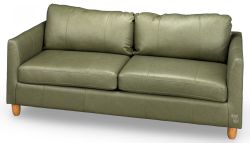 American Made Bayment Queen Sofa Sleeper in Top-Grain Leather