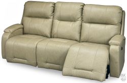 American Made Maverly Power Reclining Sofa with Power Tilt Headrest in Signature Leather