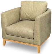 North American Made Vivaldi Arm Chair in Genuine Top Grain Leather