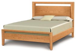 Solid Cherry Wood Mansfield Bed in Natural Finish