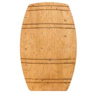Solid Maple Wood Artisan Barrel Charcuterie Board