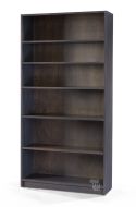 California Made Alder Wood Willow Lane Bookcase 36"w x 72"h in Slate Finish