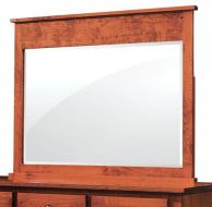 Amish Crafted Solid Character Cherry Wood Shenandoah Mule Mirror in Michaels Finish