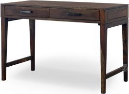 Solid Sheesham Wood Fall River Writing Desk in Obsidian Finish||Porter ...