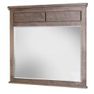 Amish Crafted Solid Maple Wood Delridge Mirror in Dew Finish