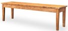 Amish Crafted Solid Tiger Maple Wood Fort Knox Bench in Caramel Cocoa Finish
