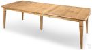 Amish Crafted Solid Maple Wood 108" Long Extension Leg Table in Harvest Finish