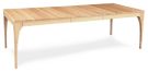 Amish Crafted Solid Quartersawn White Oak Cole Extension Table in Natural Effects Finish