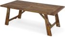Solid Sheesham Kalispell Dining Table in Harvest Finish
