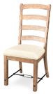 Mahogany Wood Yellowstone Grand Side Chair in Buckskin Finish
