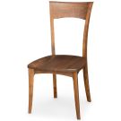 Solid Walnut Wood Ingrid Side Chair in Natural Finish