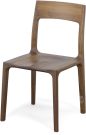  Solid Walnut Wood Lisse Side Chair in Natural Finish
