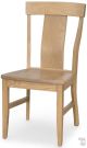 Amish Crafted Solid White Oak Wood Manor House Side Chair in Beachfront Finish