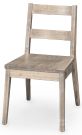 Amish Crafted Solid Maple Morgan Side Chair in Harbor Grey Finish