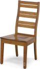 Custom Built Amish Crafted Solid Rustic Cherry Wood Spencer Side Chair in Seely Finish
