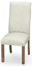 Amish Crafted Upholstered Vista Side Chair with Rustic Walnut Legs In Performance Fabric