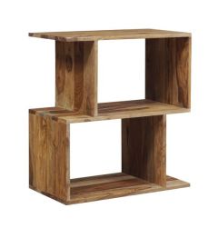 Solid Sheesham Urban 2 Tier Shelf in Natural Wax Finish