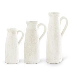 Small Crackled Pitcher