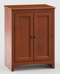 Alder Wood McKenzie 24"W Modular Lower Cabinet with Doors in Antique Cherry Finish