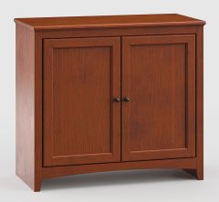 Alder Wood McKenzie 36"W Modular Lower Cabinet with Doors in Antique Cherry Finish