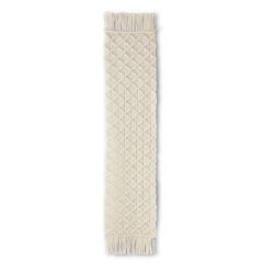 Cream Macrame Runner