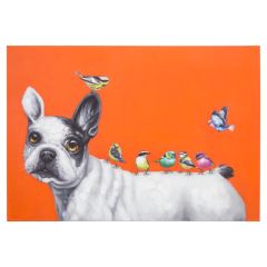 Unusual Alliance Oil on Canvas Wall Art