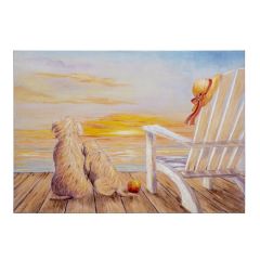 Beach Buddies Canvas Wall Art