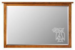 Solid Mindi Wood Mission Hills Mirror
