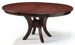 Amish Crafted Solid Cherry Wood Loft II Oval Extension Table
