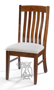 Amish Crafted Bradford Side Chair in Solid Walnut Wood in Michaels Finish
