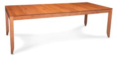 Amish Crafted Solid Premium Cherry Wood Justine Expanding Dining Table in Gold Dust Finish