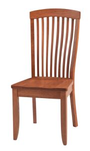 Amish Crafted Solid Premium Cherry Wood Justine Side Chair in Gold Dust Finish