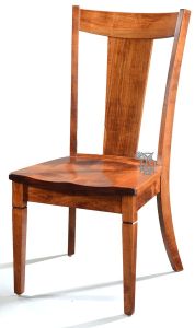 Amish Crafted Solid Maple Allison Side Chair in Michaels Finish