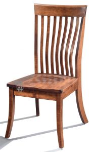 Amish Crafted Solid Maple Wood Loft II Side Chair in Bourbon Finish