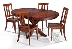 Amish Crafted Solid Premium Cherry Wood Modern Farmhouse Parkdale Dining Kitchen Set