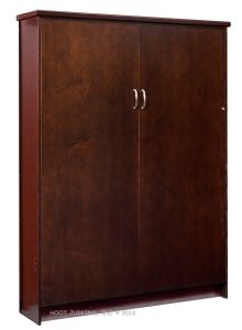 California Made Horizons Maple Wood Full Size Wallbed