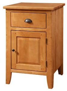California Made Solid Wood Gilead Bedside Stand Right Door