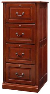 California Made Solid Wood Maple Wood File Cabinet