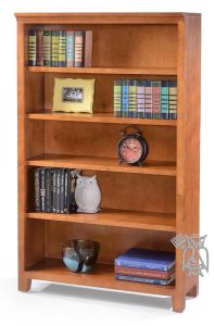 California Made Maple Wood Auburn Bookcase in Meadow Finish