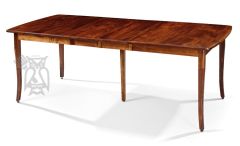 Custom Built Solid Brown Maple Wood Amish Crafted Millcreek 84" Extension Table in Michaels Finish