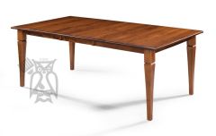 Amish Crafted Solid Maple Wood 78" Long Extension Leg Table in Michaels Finish
