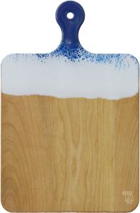 Locally Handcrafted Blue Ocean Charcuterie Solid Wood Paddle Board - Made in the Bay Area