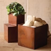 Set of Rustic Boxes   