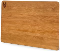 American Made Solid Cherry Wood Charcuterie & Appetizer 20 x 14 Serving Board with Chicken