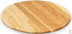 American Made Solid Cherry Wood 18" Round Lazy Susan