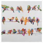 Birds on a Wire II Canvas Wall Art